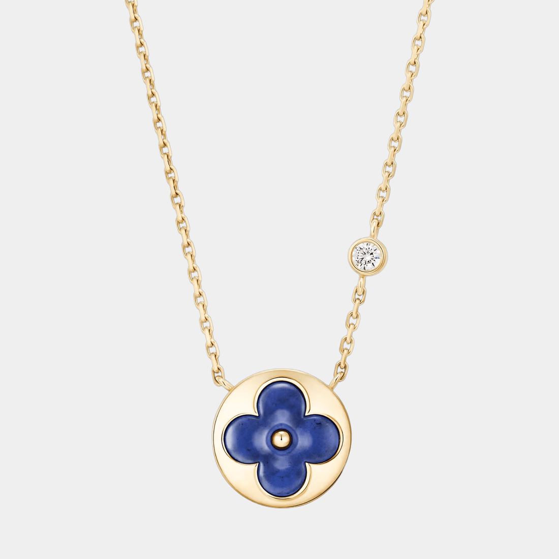 Blossom Necklace 18k Clover Pendant