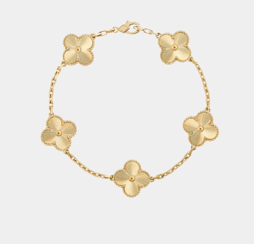 Clover Bracelet Full Gold 18k Gold