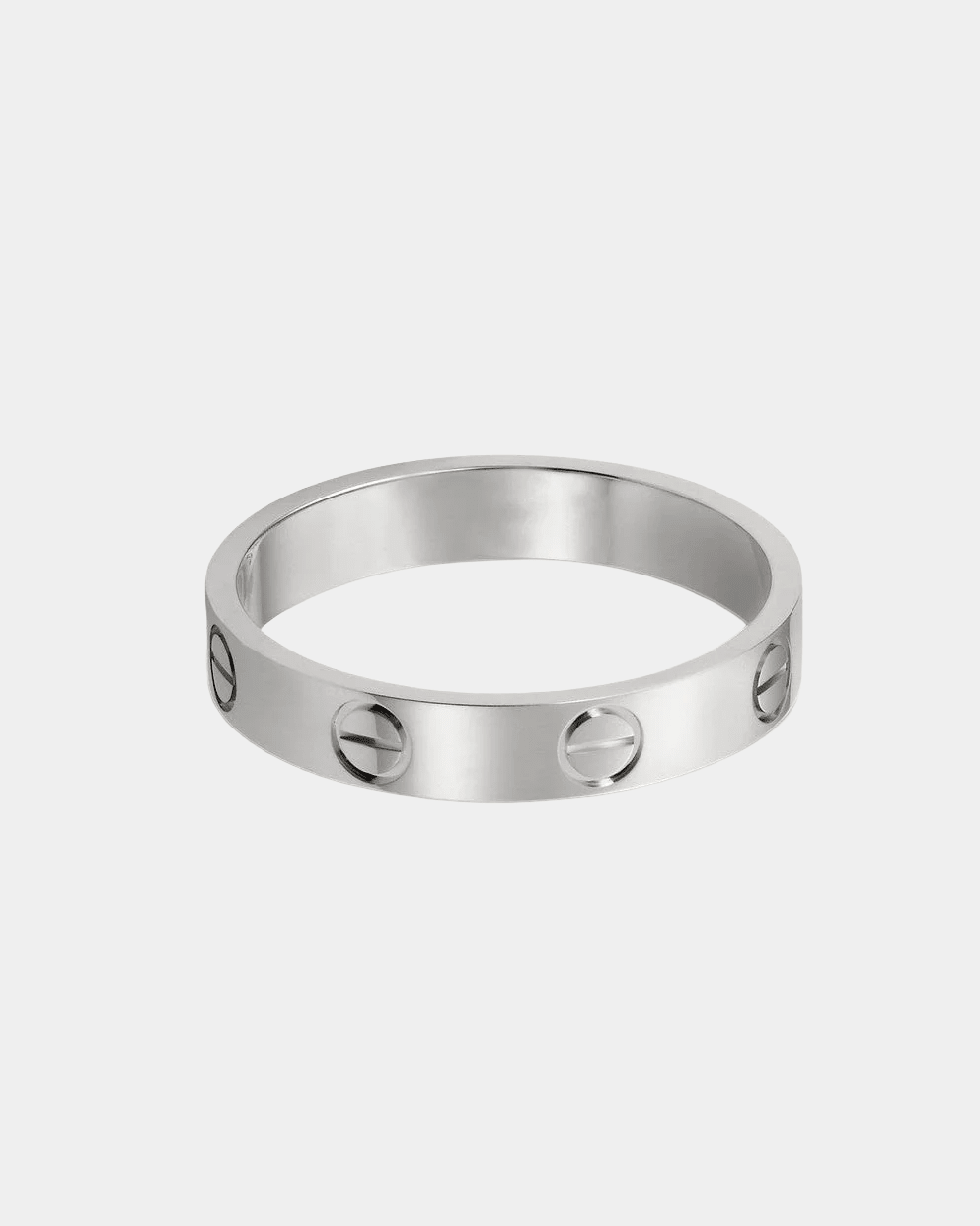 Love Ring Eternity Statement Band Piece In Silver
