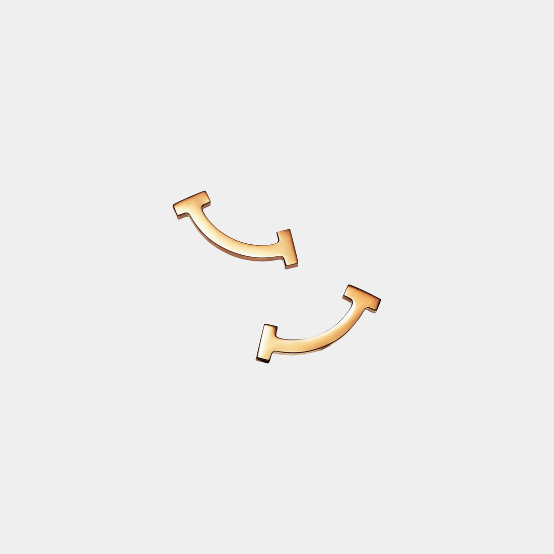Mini Smile Earrings 18k Gold
