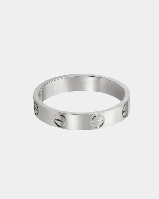 Love Ring Eternity Statement Band Piece In Silver