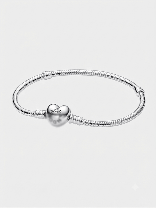Pan Charm Bracelet in Silver