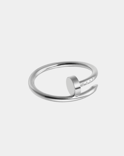 Silver Nail Ring Statement Piece