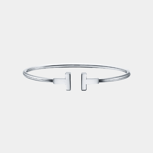 T Wire Bracelet Premium Silver Bangle
